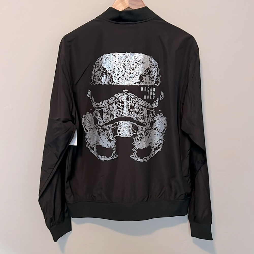 NWT Disney Star Wars Stormtrooper lightweight bomber style jacket. - Picture 11 of 13